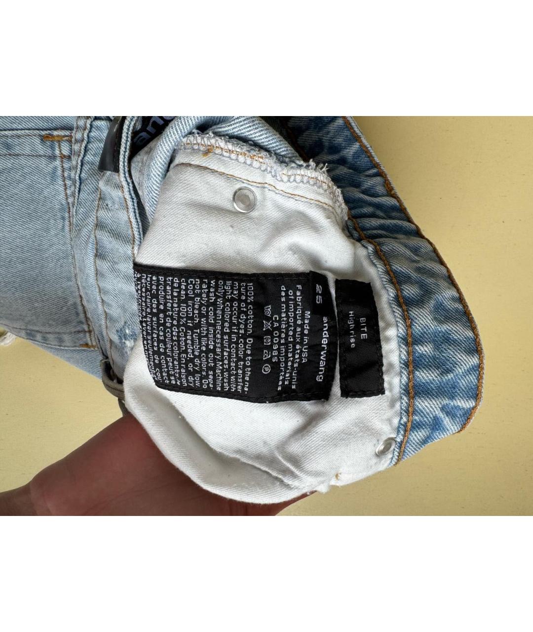 ALEXANDER WANG Голубые шорты, фото 7