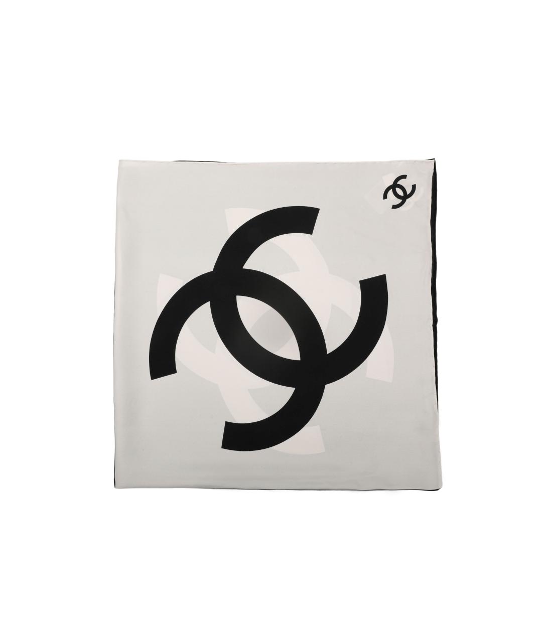 CHANEL Мульти шелковый шарф, фото 4