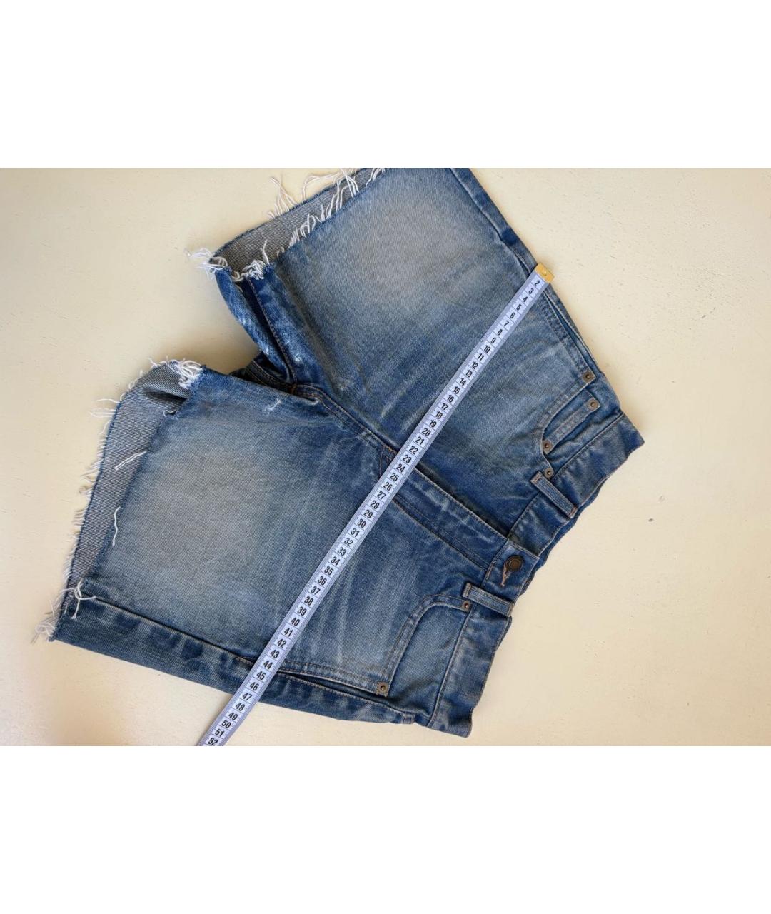 SAINT LAURENT Синие шорты, фото 7