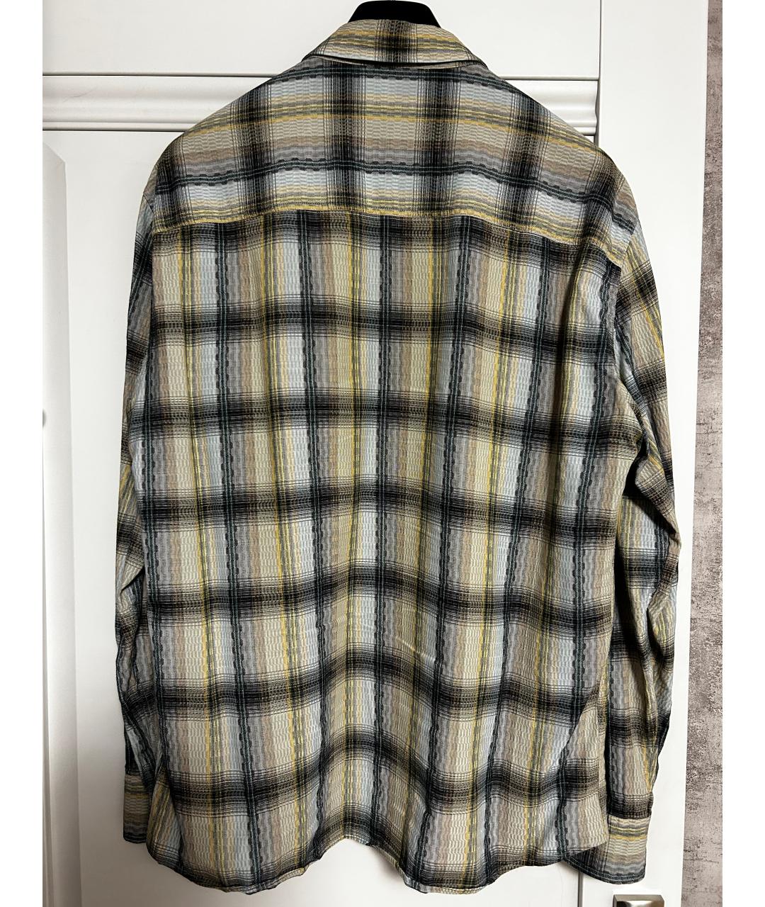 MISSONI Серая хлопковая кэжуал рубашка, фото 2