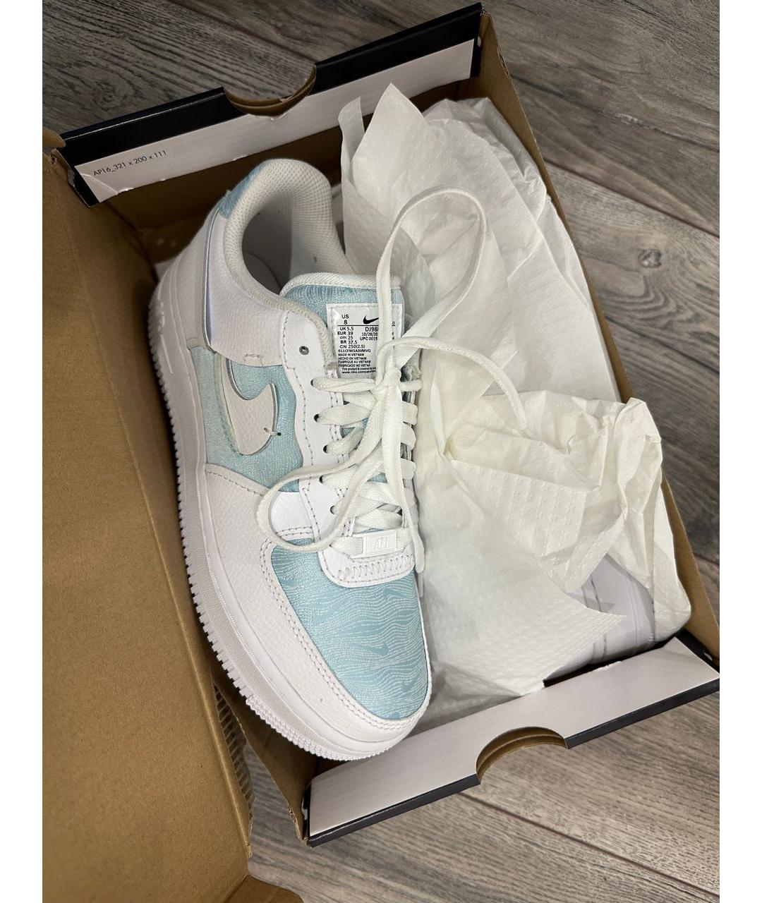 NIKE Белые кожаные кеды, фото 4