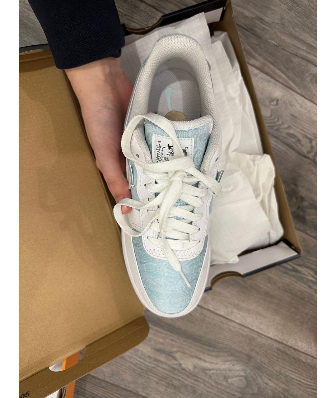 NIKE Белые кожаные кеды, фото 3