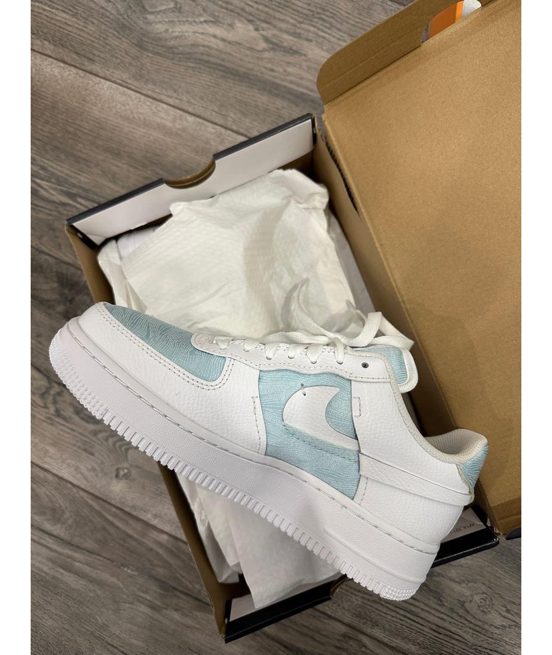 NIKE Белые кожаные кеды, фото 7