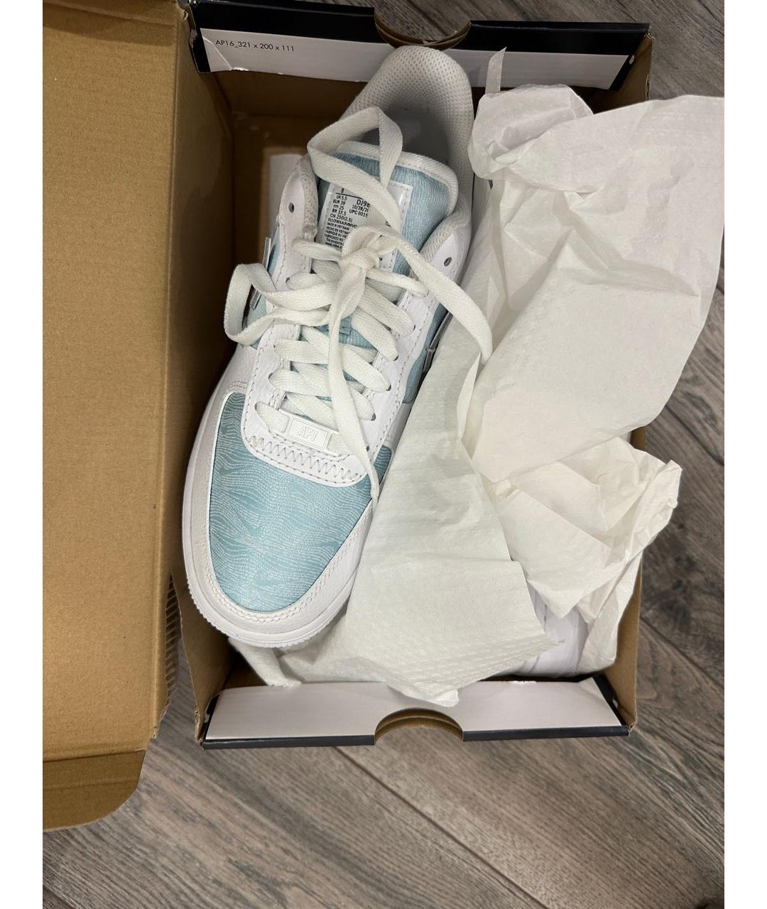 NIKE Белые кожаные кеды, фото 5