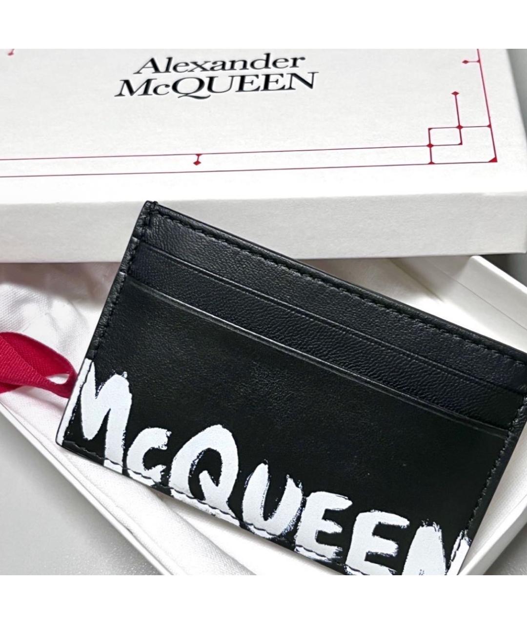ALEXANDER MCQUEEN Черный кардхолдер, фото 4