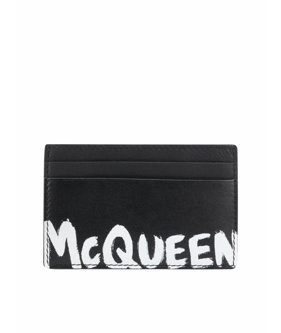 ALEXANDER MCQUEEN Черный кардхолдер, фото 1