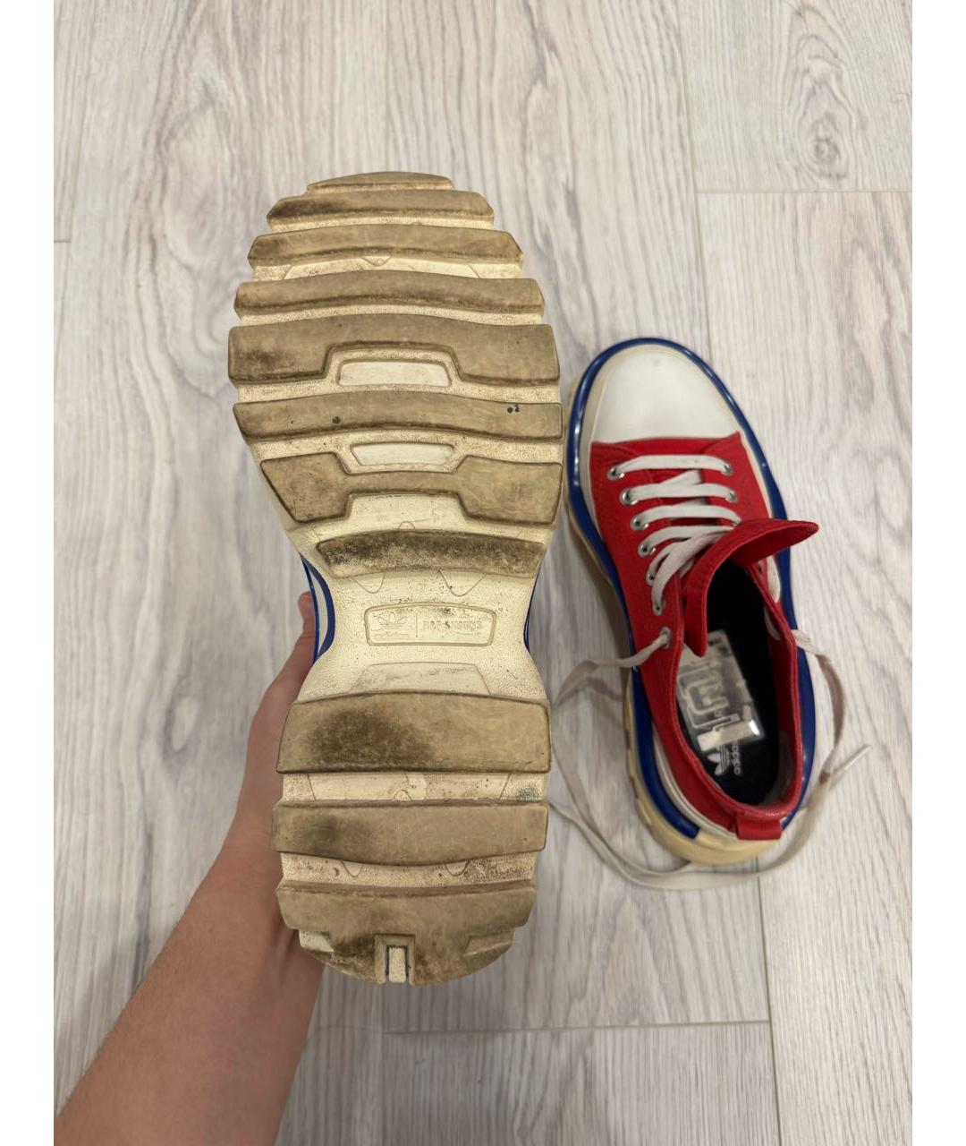 ADIDAS X RAF SIMONS Мульти текстильные кеды, фото 6