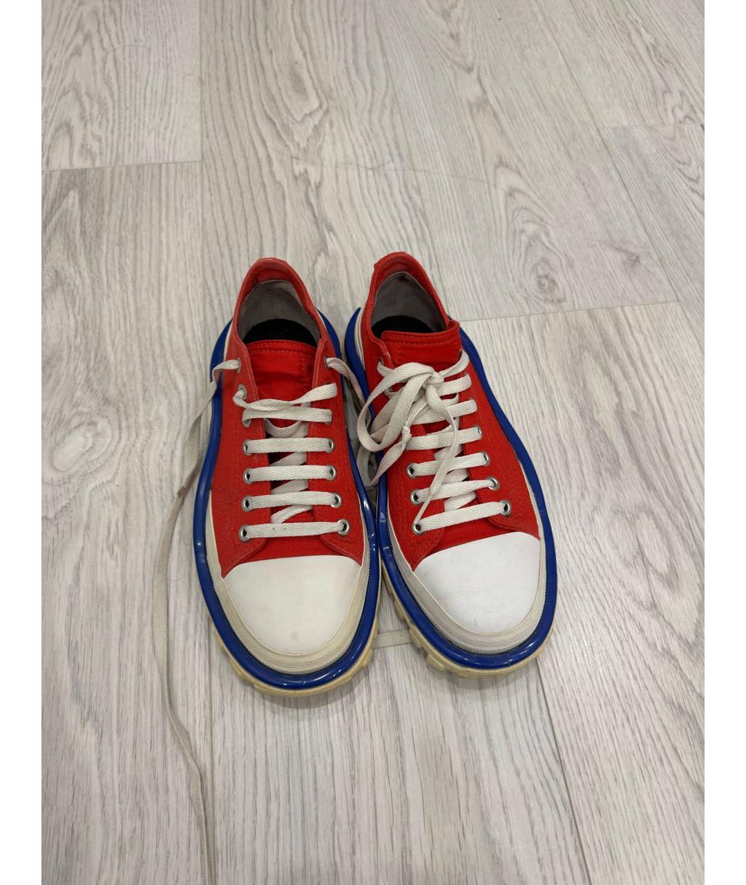 ADIDAS X RAF SIMONS Мульти текстильные кеды, фото 2