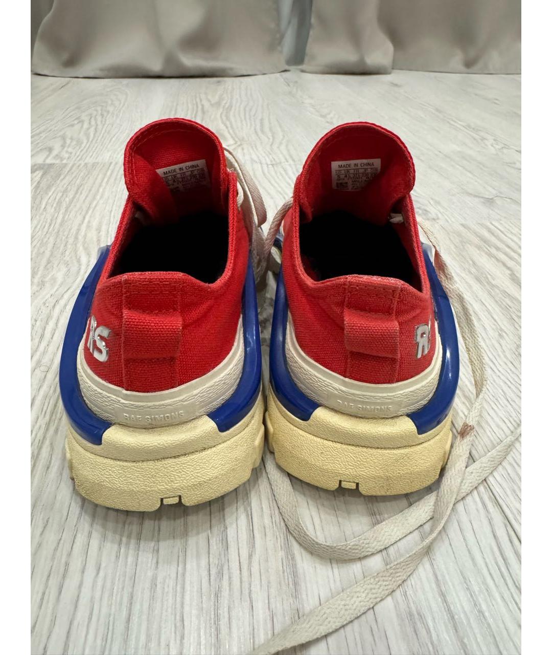 ADIDAS X RAF SIMONS Мульти текстильные кеды, фото 4