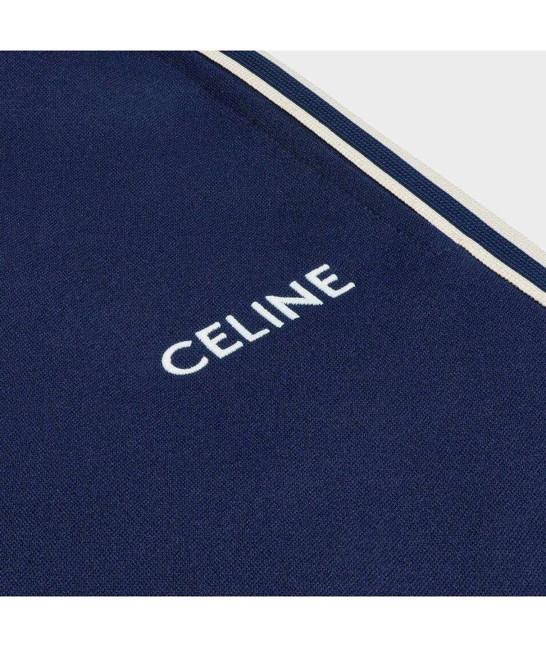 CELINE Синий костюм с брюками, фото 8