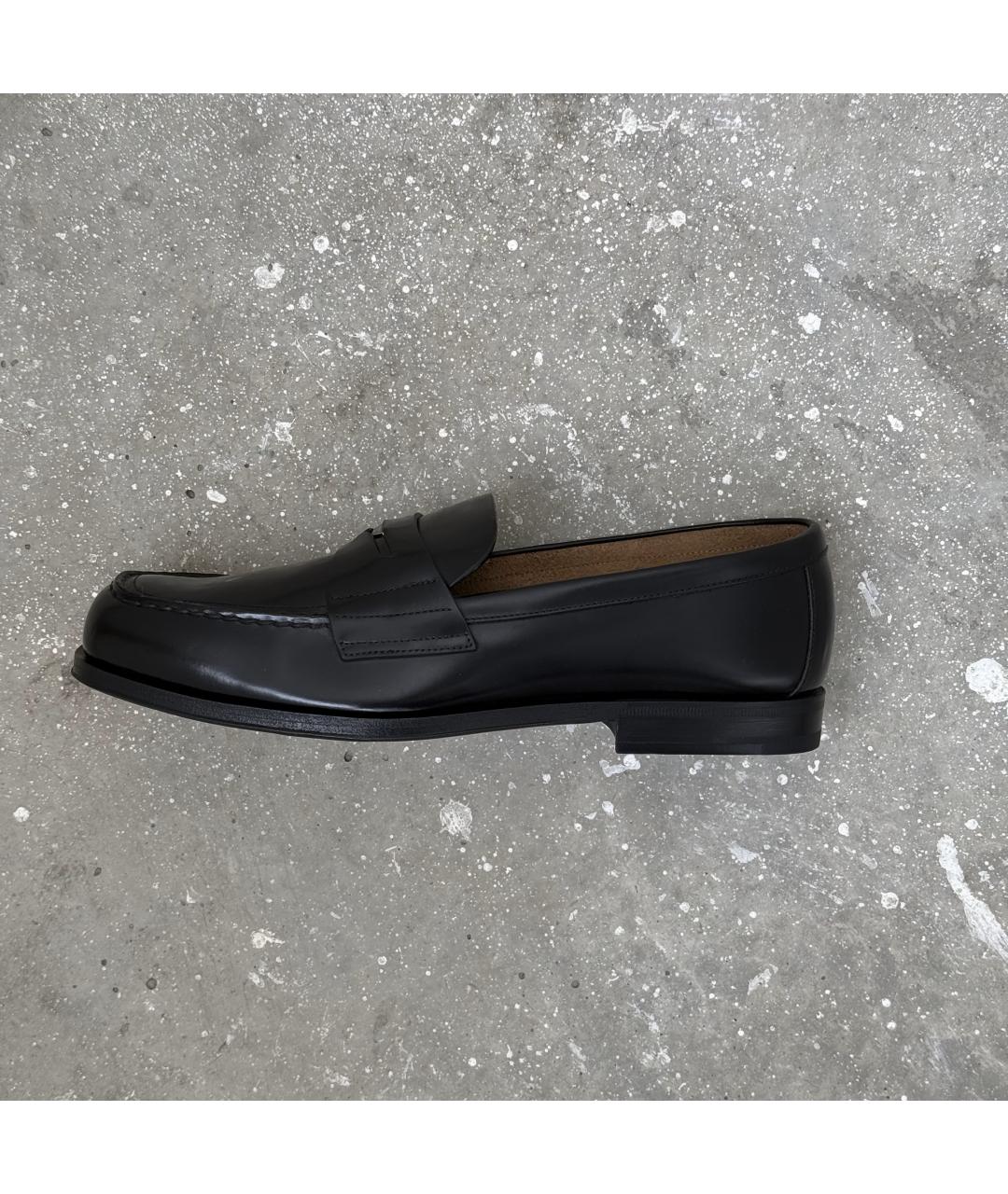 PRADA Черные кожаные лоферы, фото 10