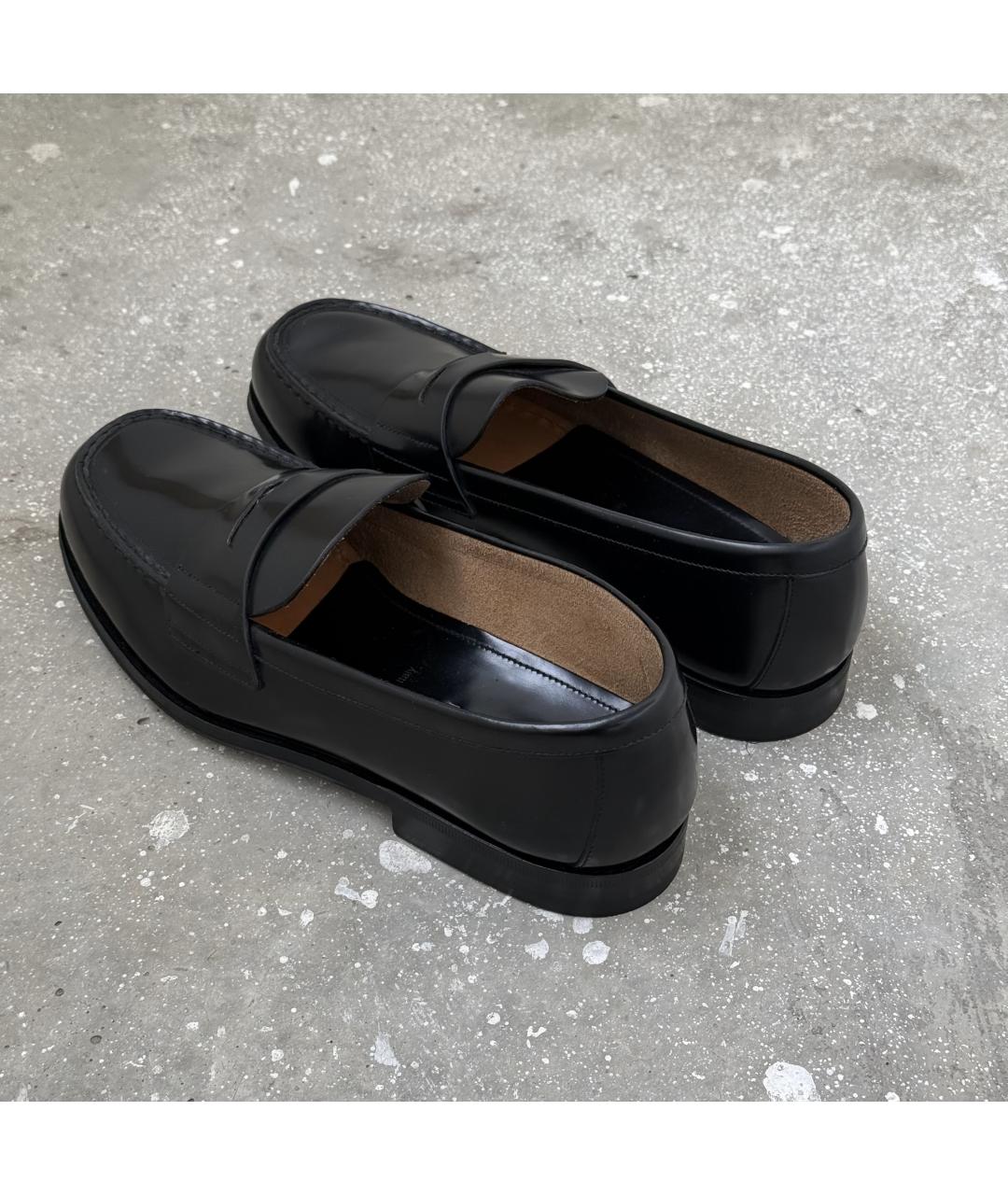 PRADA Черные кожаные лоферы, фото 3