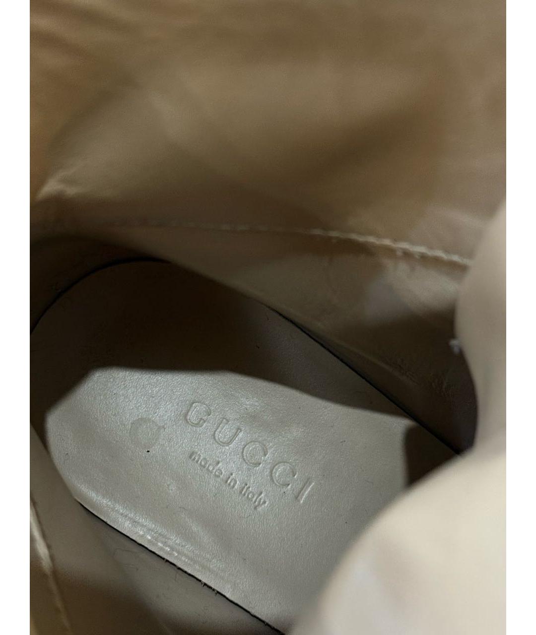 GUCCI Черные ботильоны из лакированной кожи, фото 4