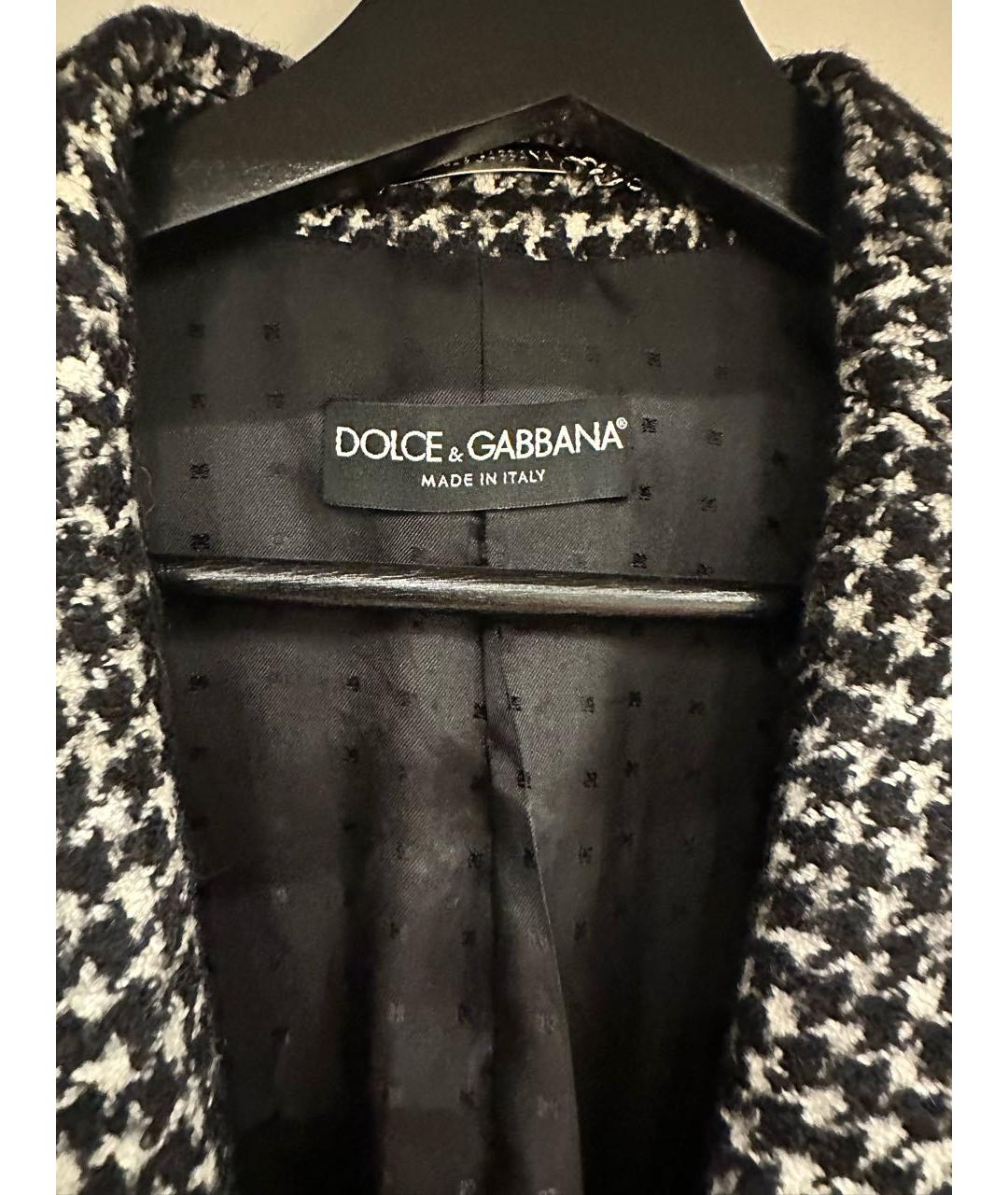 DOLCE&GABBANA Коричневое шерстяное пальто, фото 3