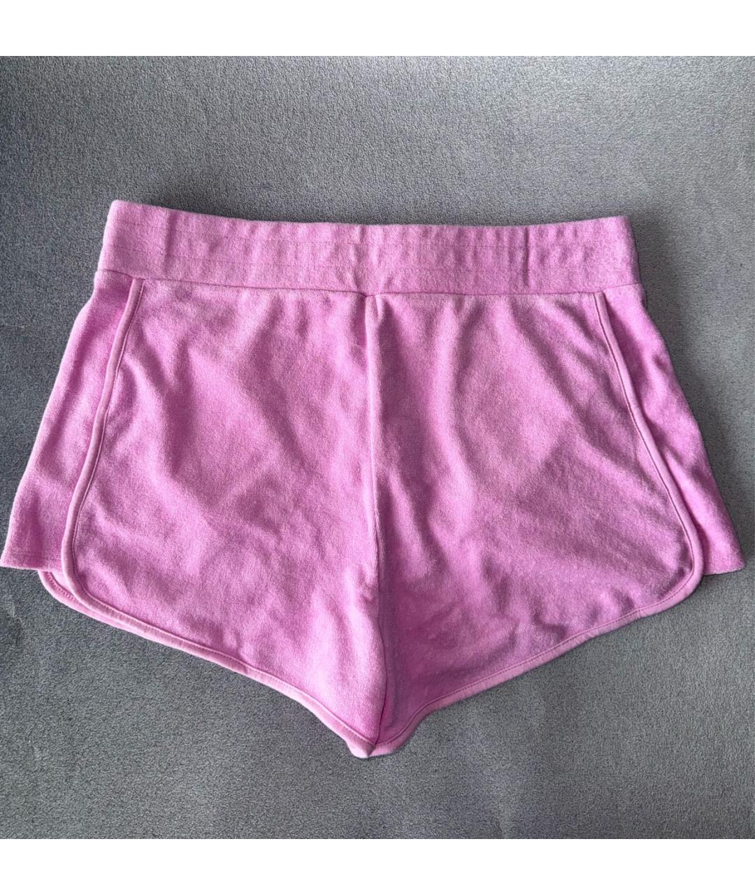 JUICY COUTURE Розовые хлопковые шорты, фото 3