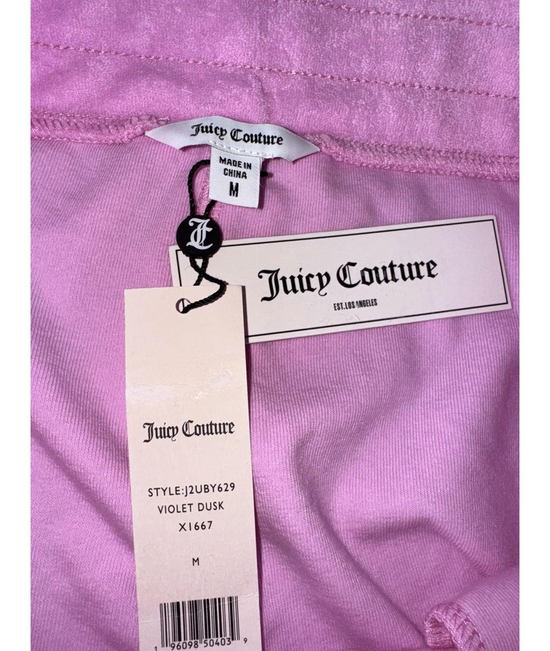 JUICY COUTURE Розовые хлопковые шорты, фото 2