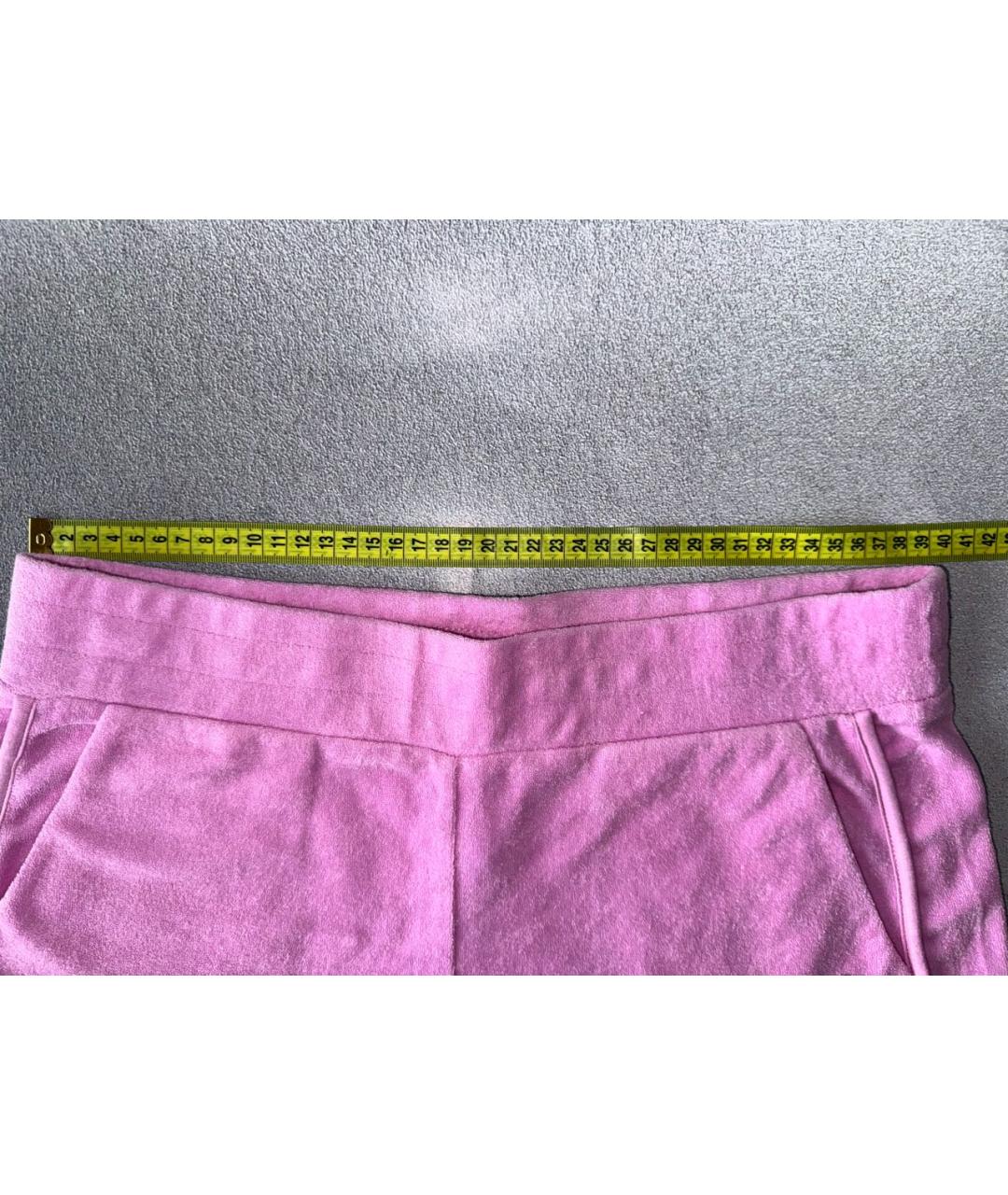 JUICY COUTURE Розовые хлопковые шорты, фото 7