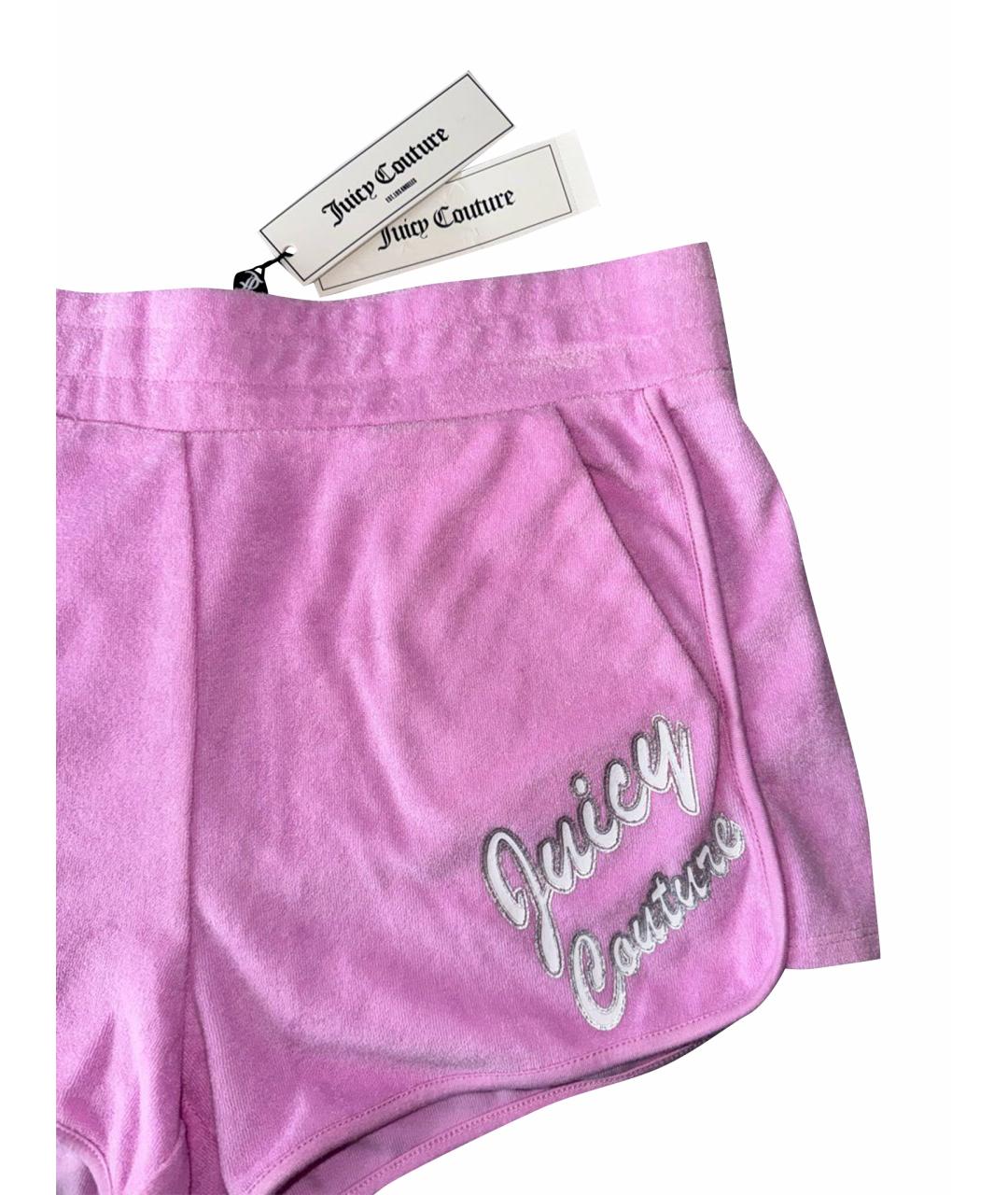 JUICY COUTURE Розовые хлопковые шорты, фото 14