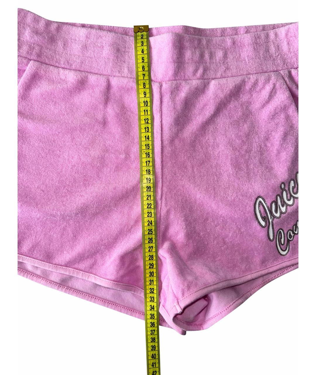 JUICY COUTURE Розовые хлопковые шорты, фото 12