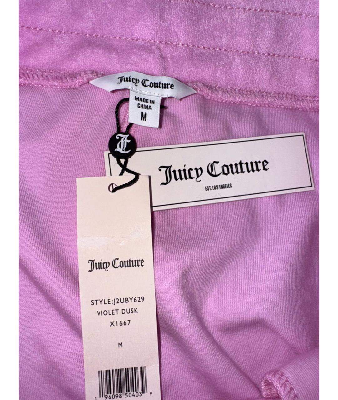 JUICY COUTURE Розовые хлопковые шорты, фото 16