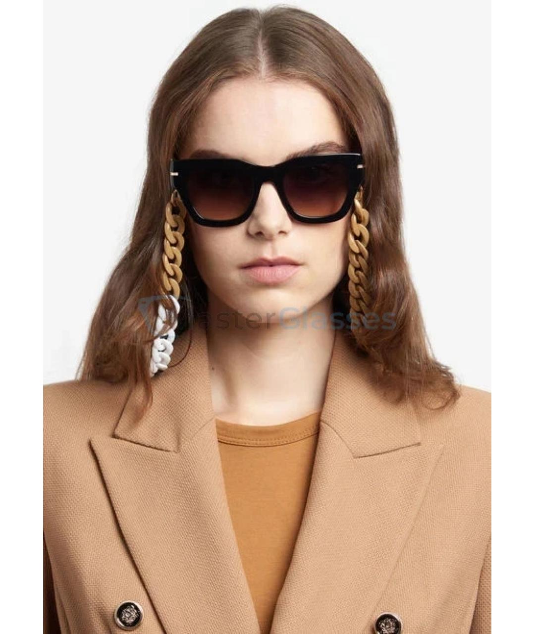 HUGO BOSS Черные пластиковые солнцезащитные очки, фото 4