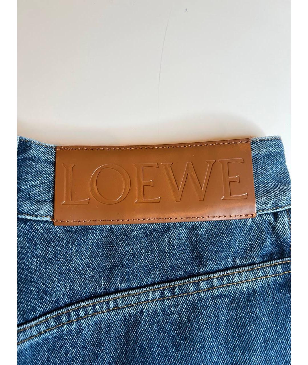 LOEWE Синие прямые джинсы, фото 5