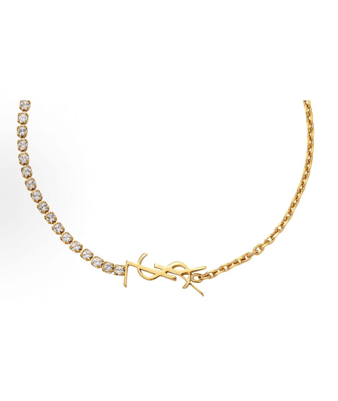 SAINT LAURENT Золотой браслет, фото 3