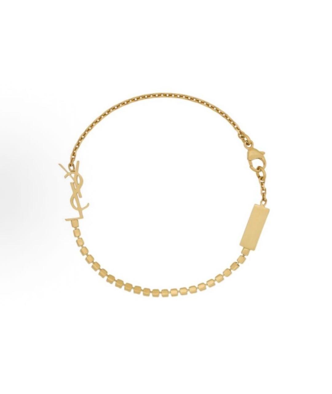 SAINT LAURENT Золотой браслет, фото 4