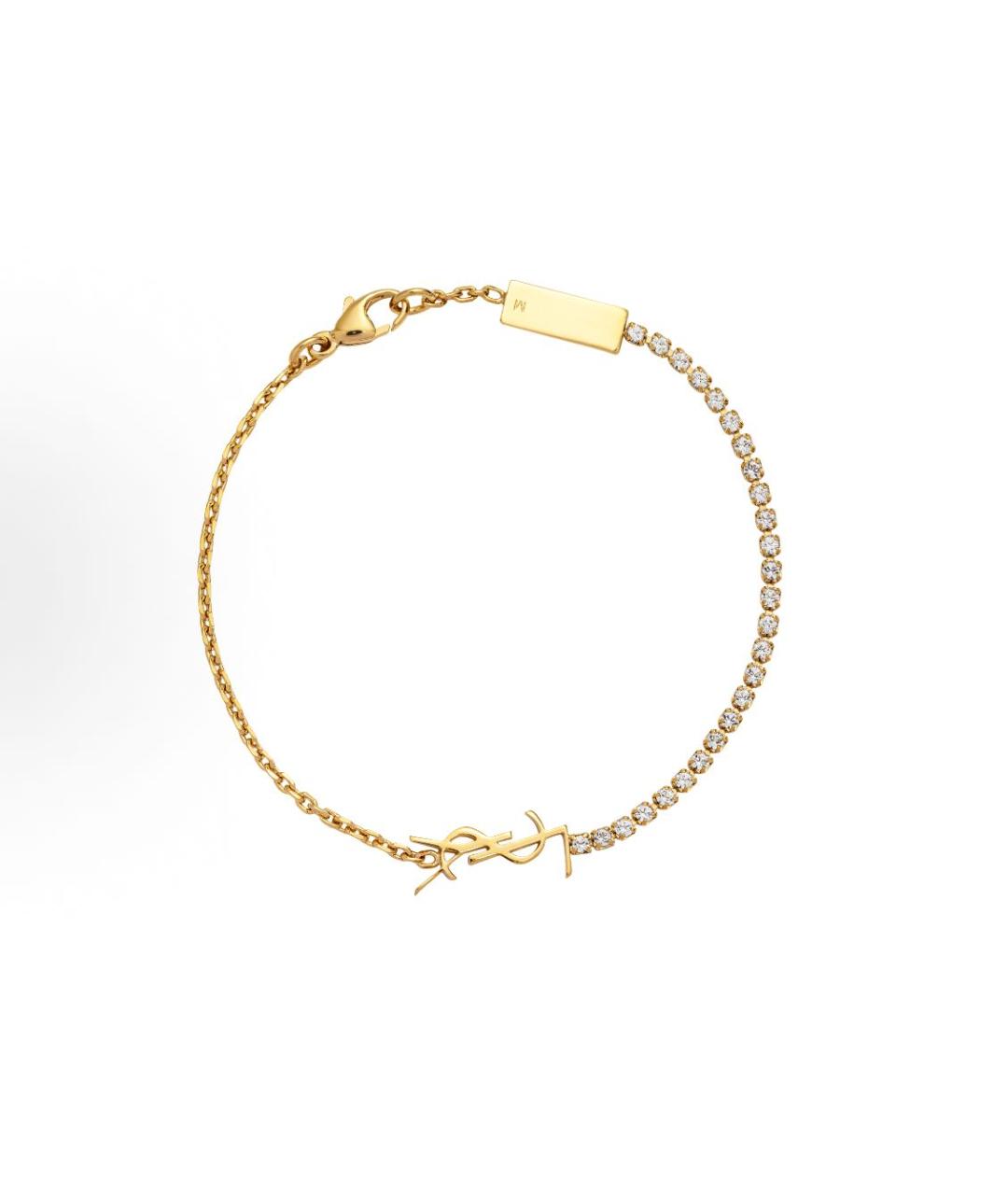 SAINT LAURENT Золотой браслет, фото 2