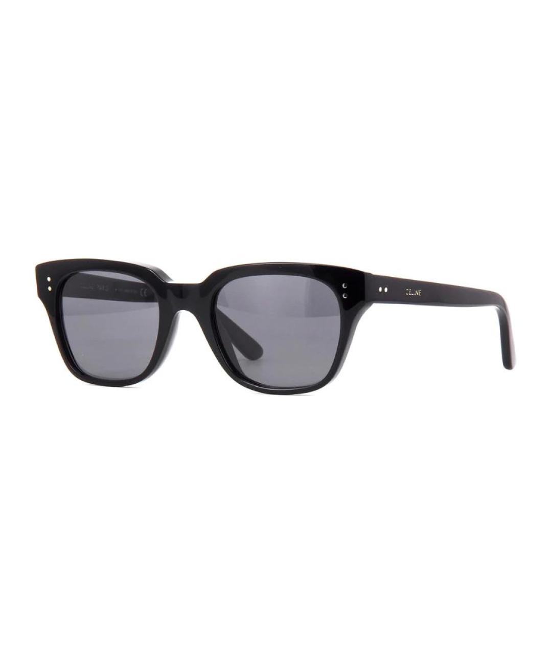 CELINE Черные пластиковые солнцезащитные очки, фото 1