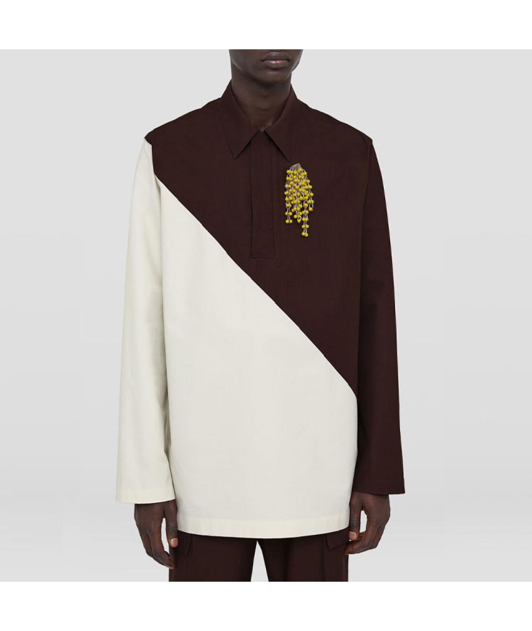 JIL SANDER Мульти хлопковая кэжуал рубашка, фото 6
