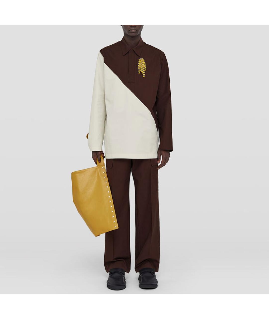 JIL SANDER Мульти хлопковая кэжуал рубашка, фото 5