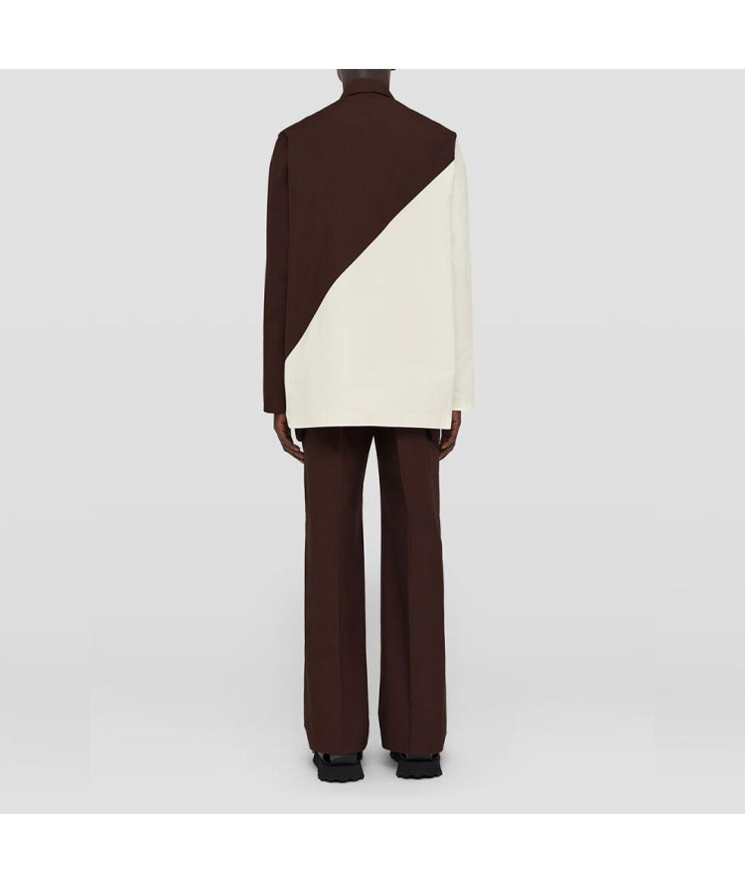 JIL SANDER Мульти хлопковая кэжуал рубашка, фото 3