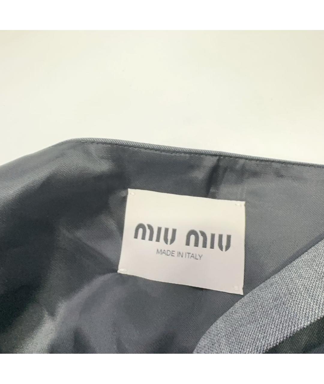 MIU MIU Серая футболка, фото 4