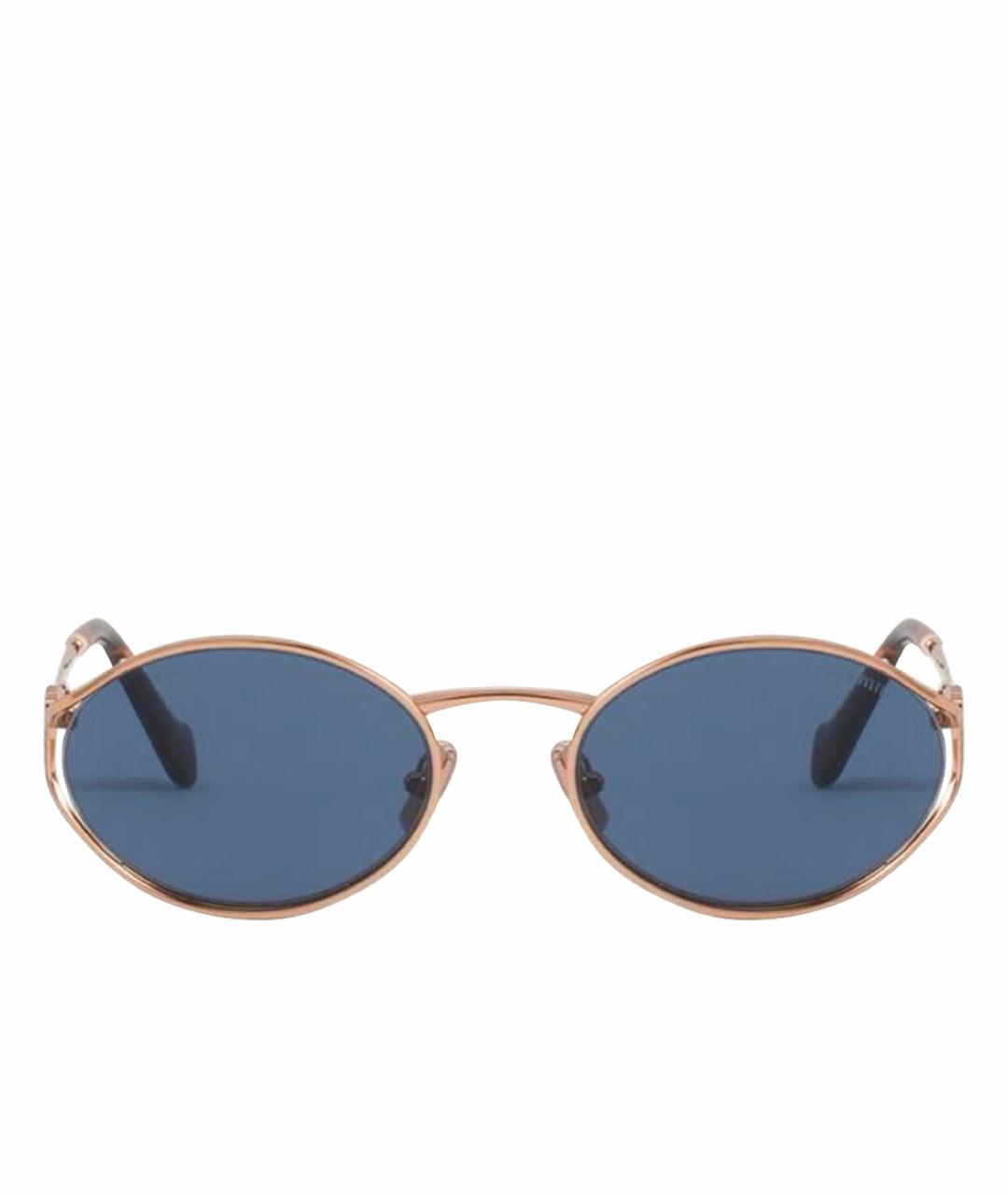 MIU MIU Металлические солнцезащитные очки, фото 1