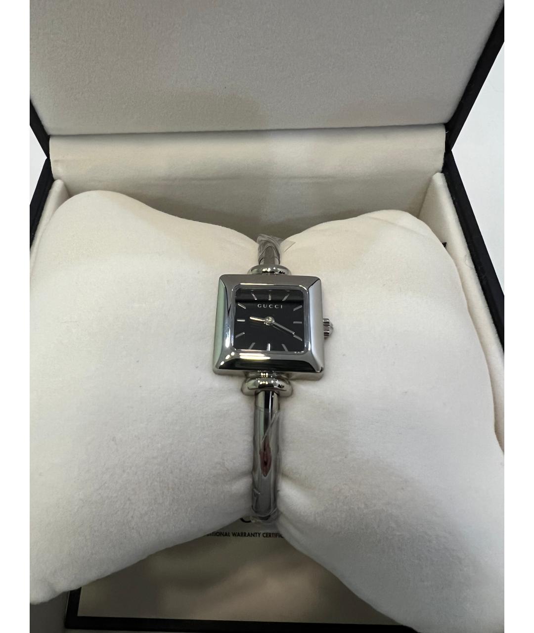 GUCCI Серебряные стальные часы, фото 9