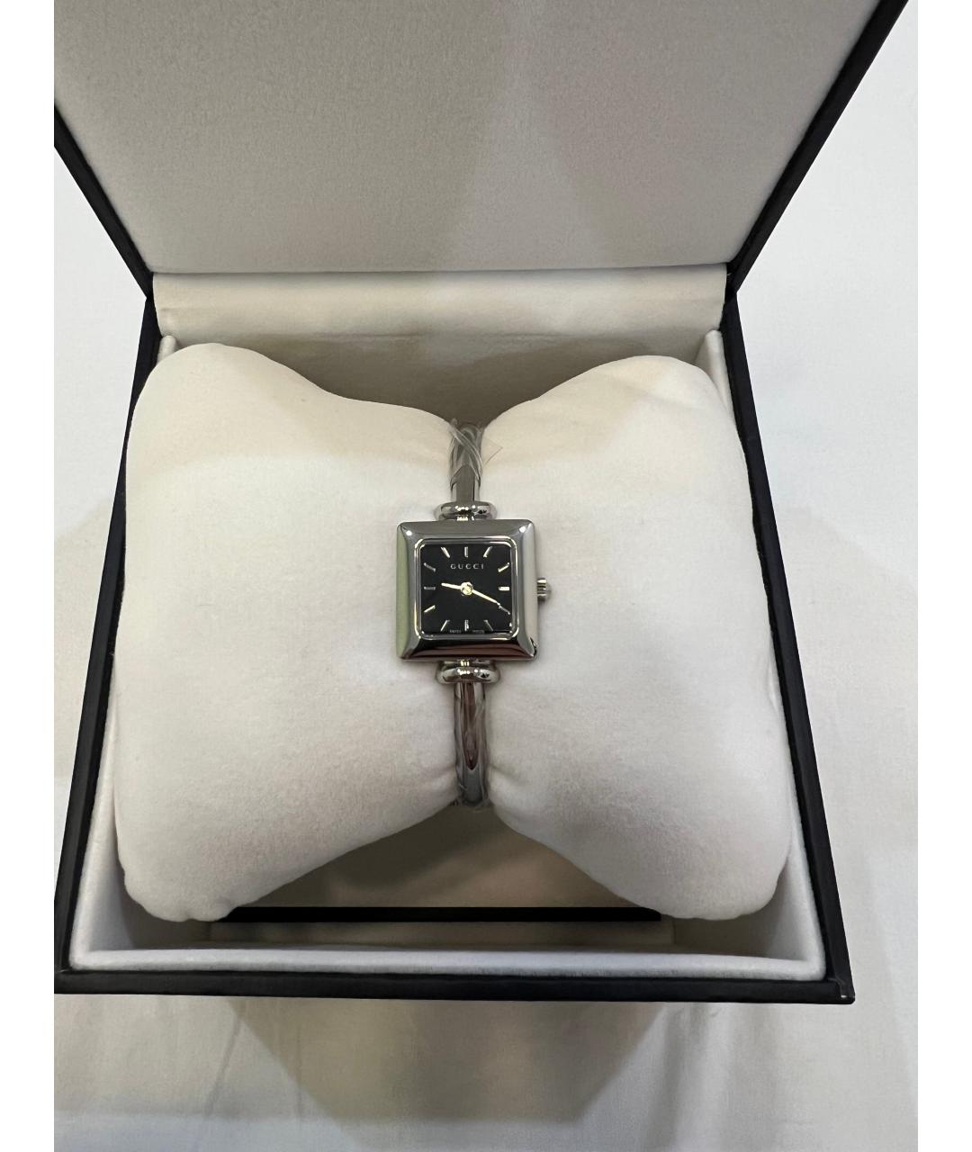 GUCCI Серебряные стальные часы, фото 2