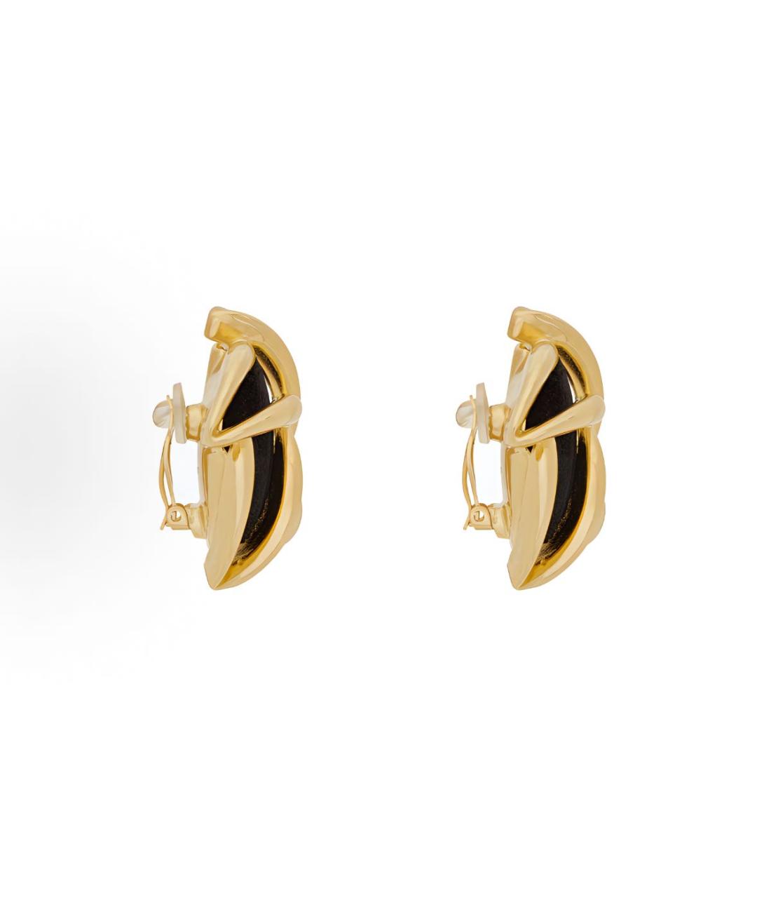 SAINT LAURENT Золотые серьги, фото 2