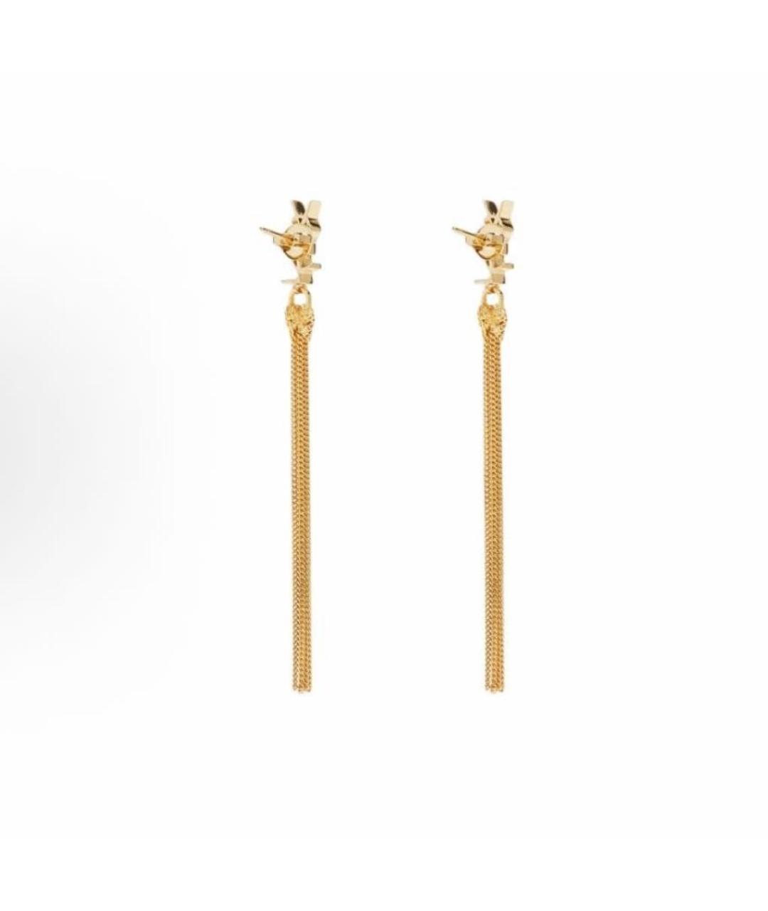 SAINT LAURENT Золотые серьги, фото 3
