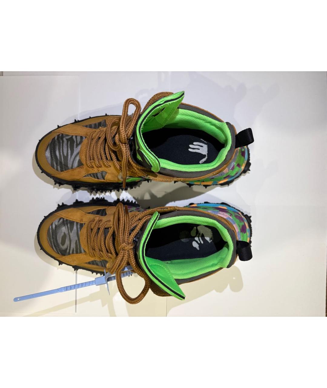 NIKE X OFF-WHITE Мульти синтетические высокие кроссовки / кеды, фото 3