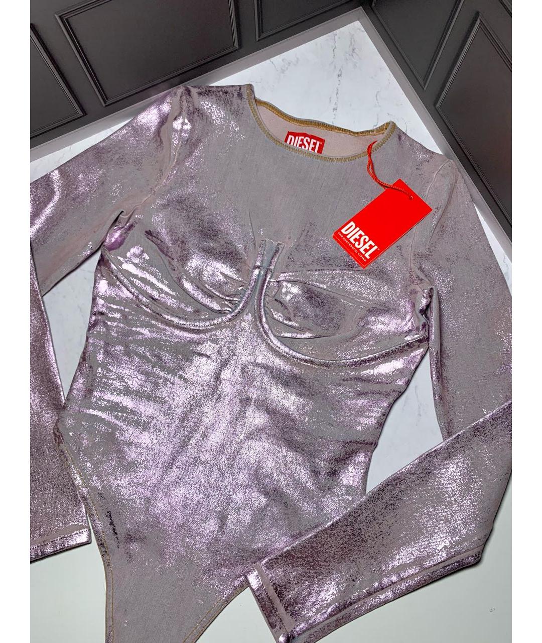 DIESEL Розовое хлопковое боди, фото 6