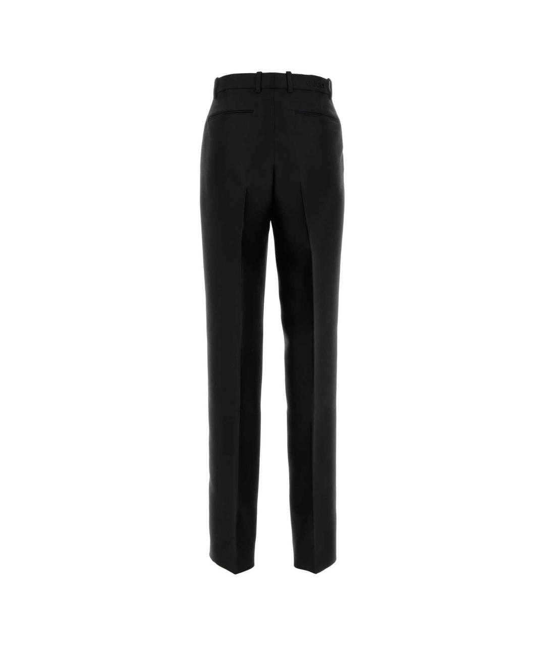GUCCI Черные шерстяные классические брюки, фото 2