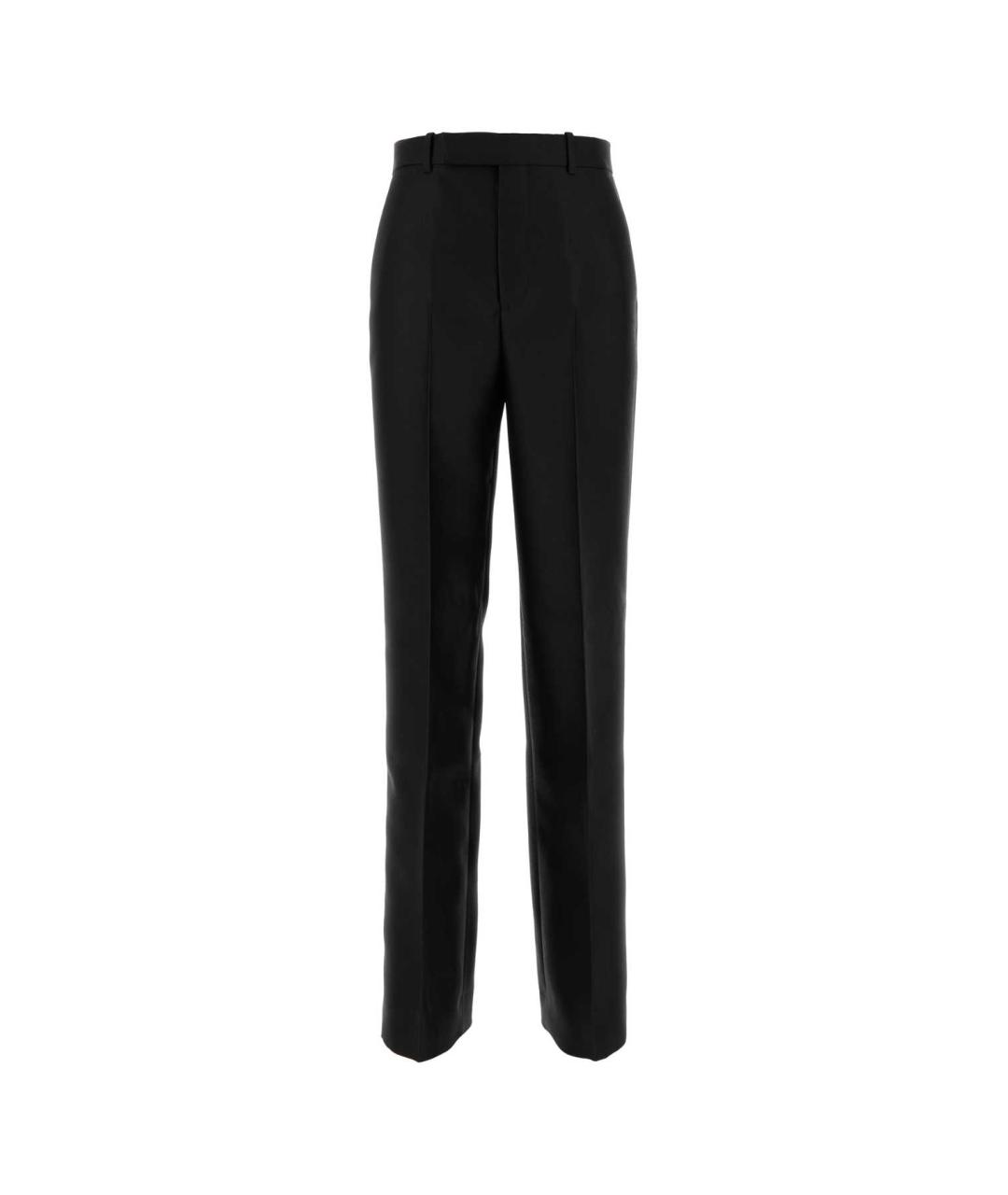 GUCCI Черные шерстяные классические брюки, фото 1