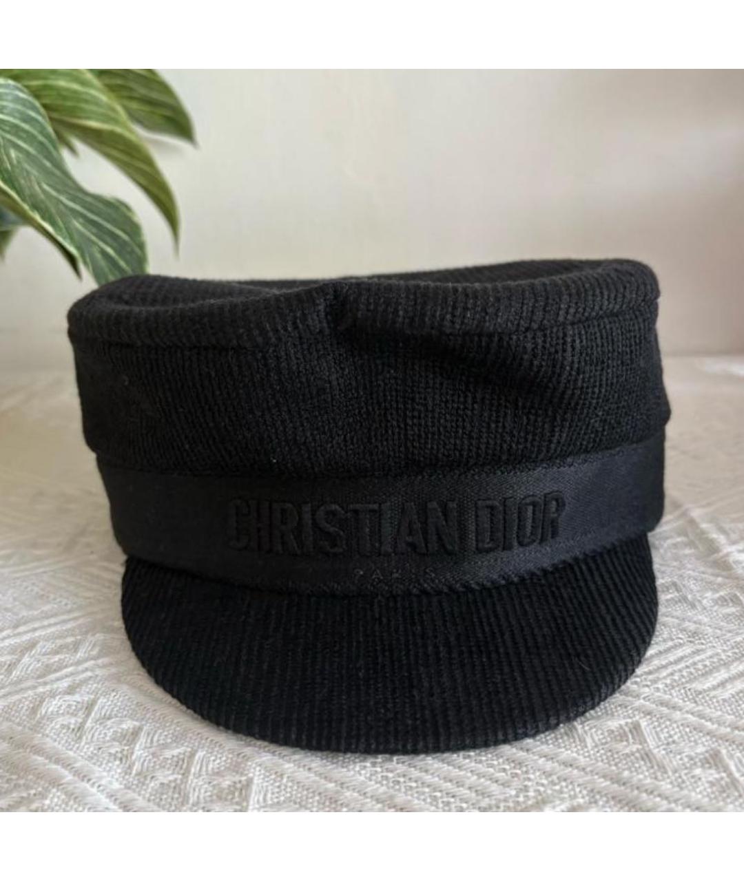 CHRISTIAN DIOR Черная кепка, фото 4