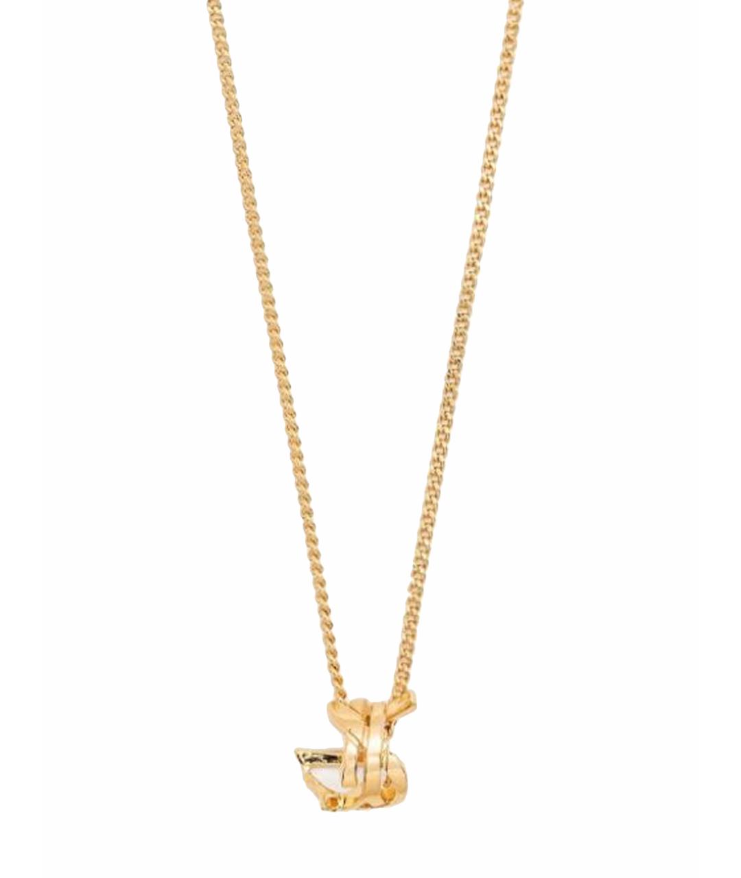 SAINT LAURENT Золотая цепочка, фото 1