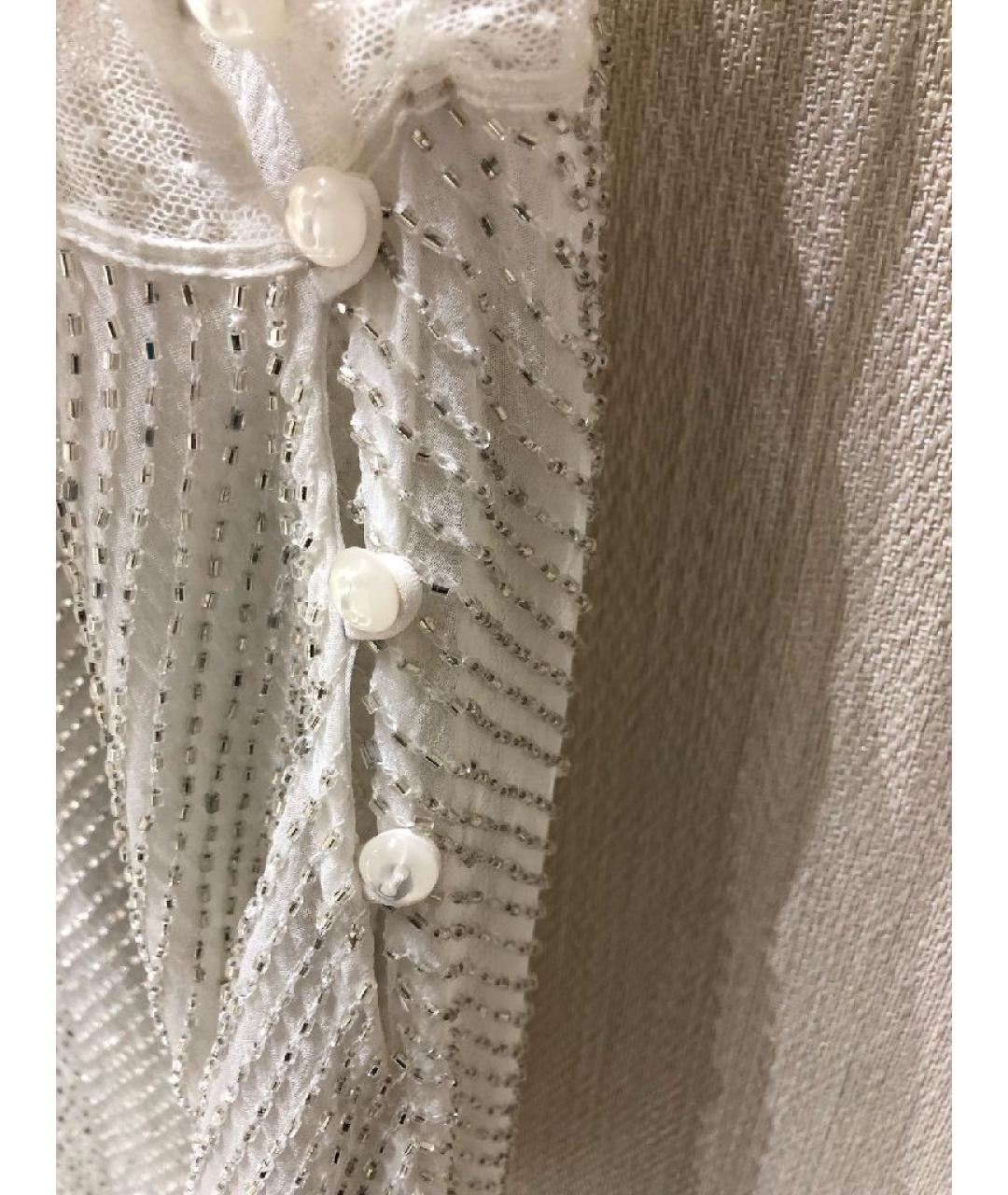 ELISABETTA FRANCHI Белая вискозная майка, фото 6