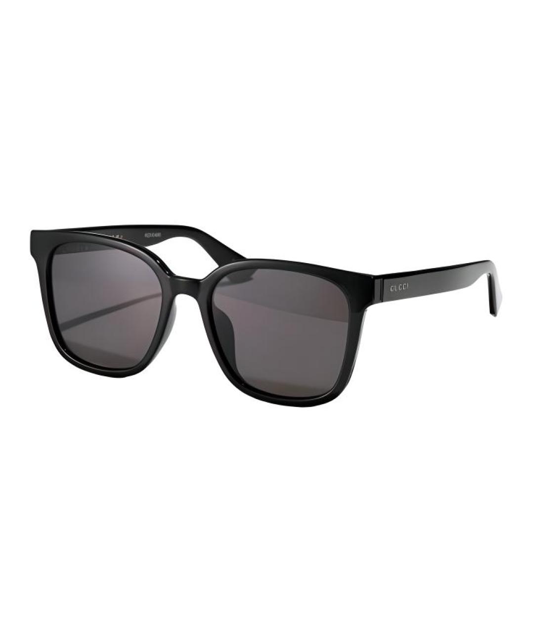 GUCCI Черные пластиковые солнцезащитные очки, фото 1