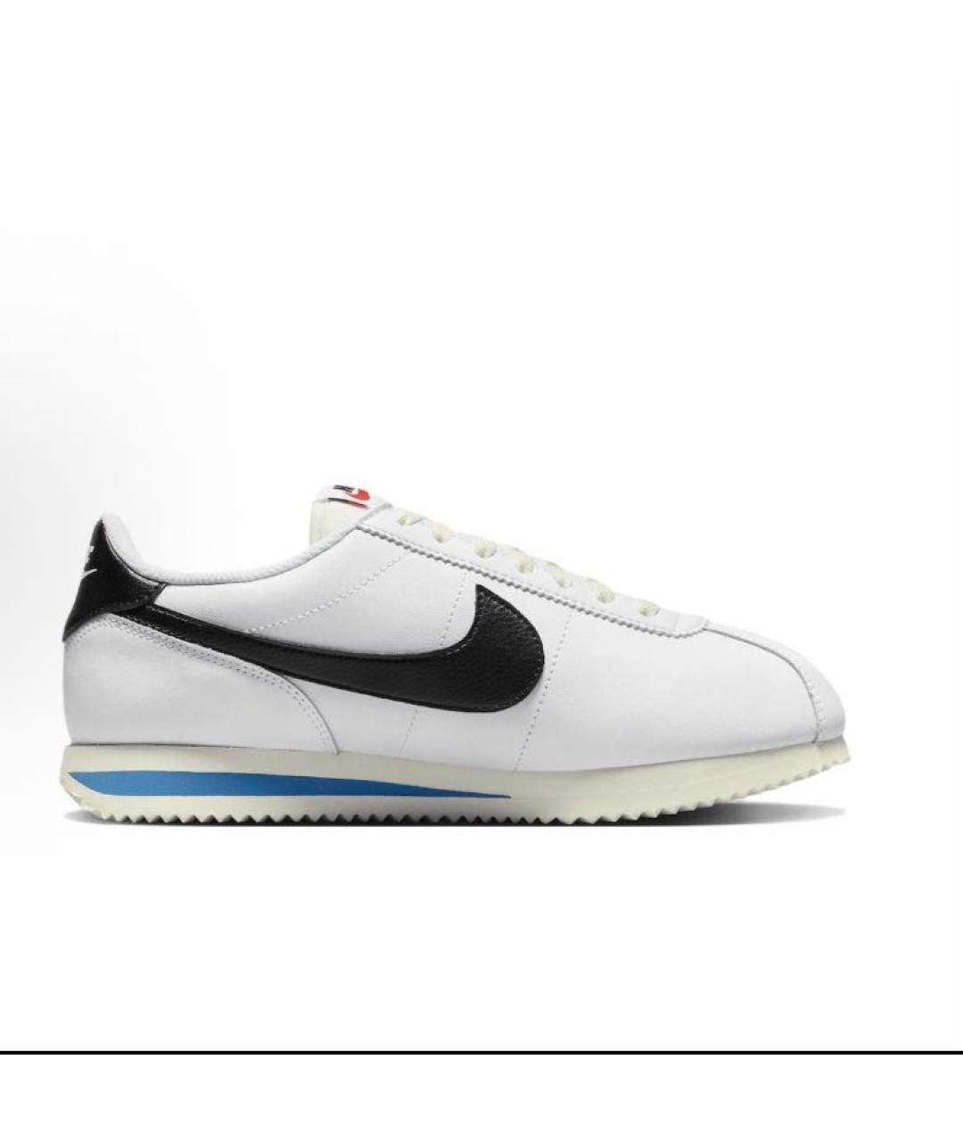 NIKE Белые кожаные низкие кроссовки / кеды, фото 8