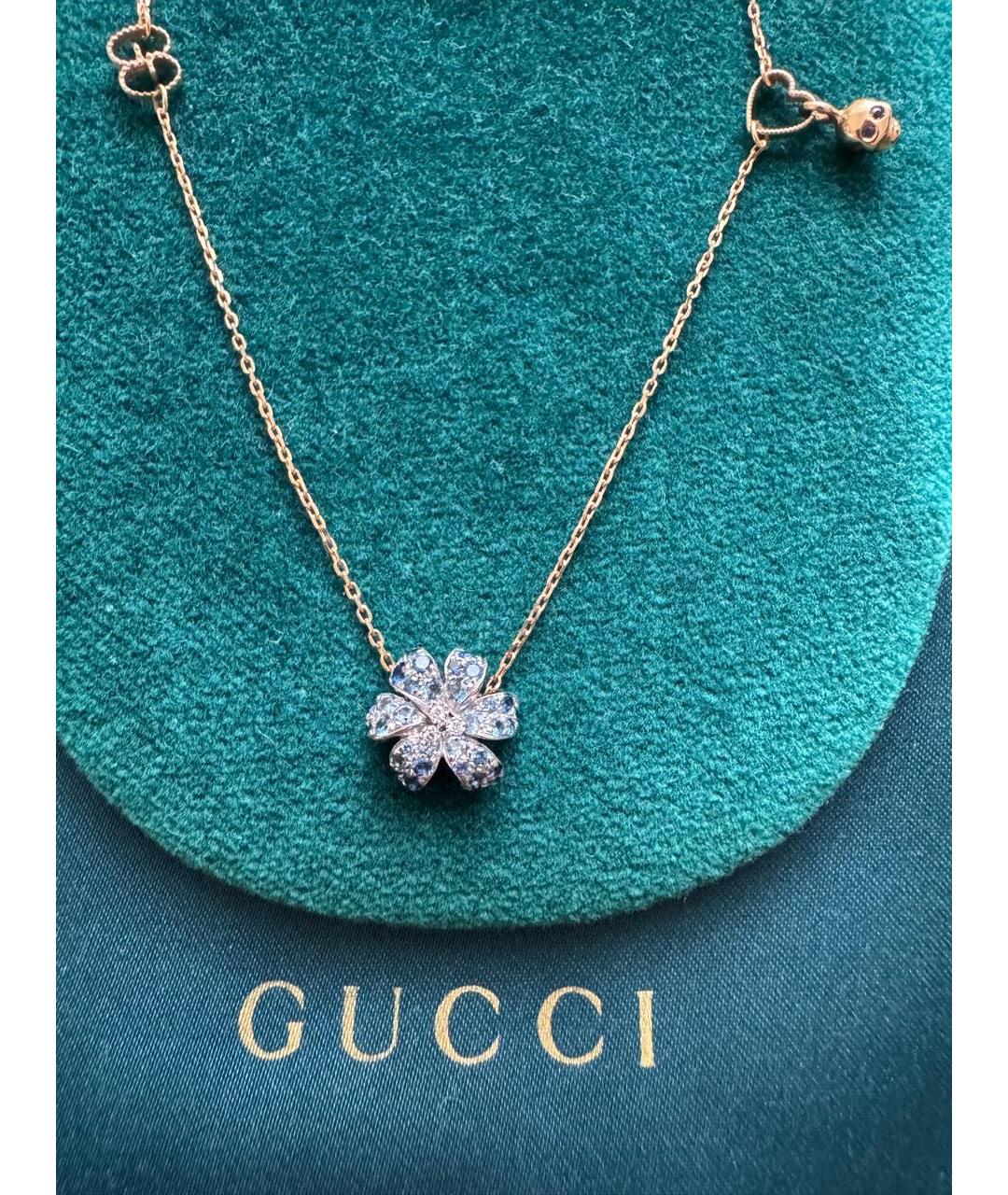 GUCCI Золотое колье из розового золота, фото 6