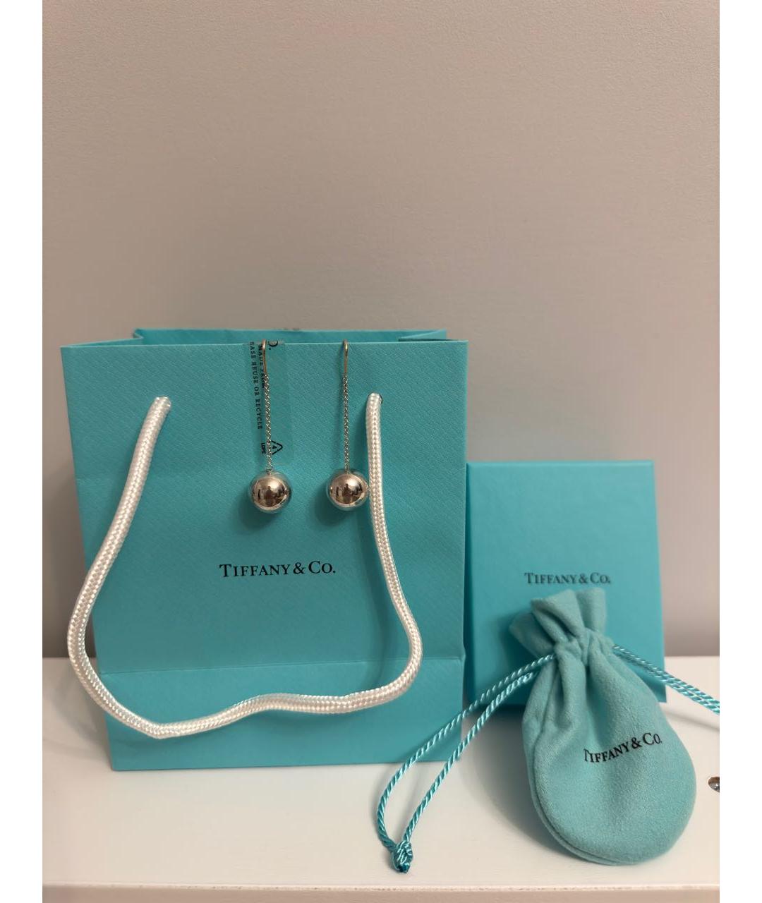 TIFFANY&CO Серебряные серебряные серьги, фото 4